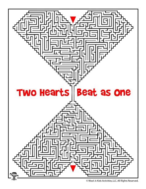 Heart Maze Printable