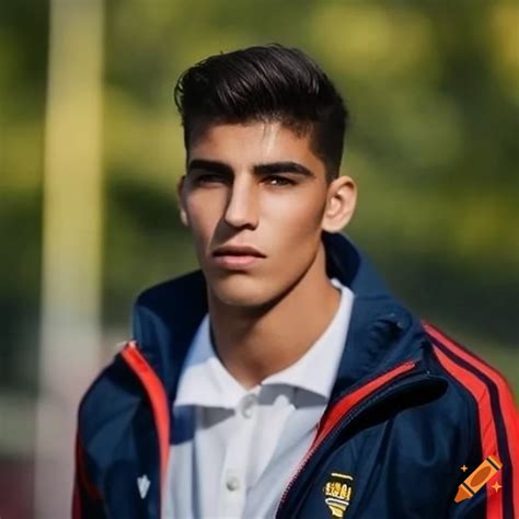 Spanish football player on Craiyon