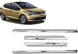 CARSHADE Full Chrome Set of 4pcs Side Beading Side Cladding Compatible ...