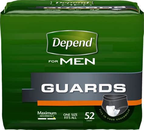 Buy Kimberly clark Depend Guard for Men 12" L, Adhesive Strips, Maximum ...