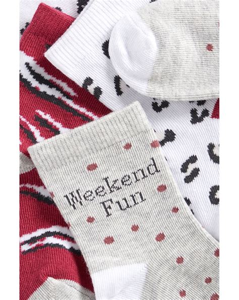 Buy Girls socks leopard and zebra design - Pack of 3 - Multicolor ...