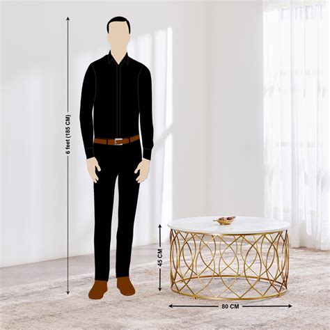 Buy Gohan NXT Coffee Table - Gold from Home Centre at just INR 24999.0