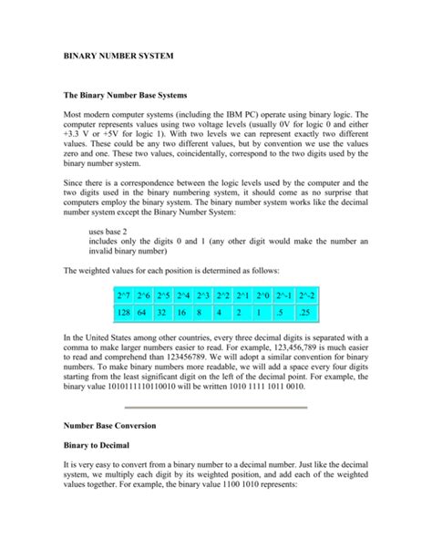 What Is Binary Number System in Computer 的图像结果