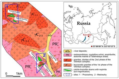 Kavokta Deposit, Middle Vitim Mountain Country, Russia: Composition and ...