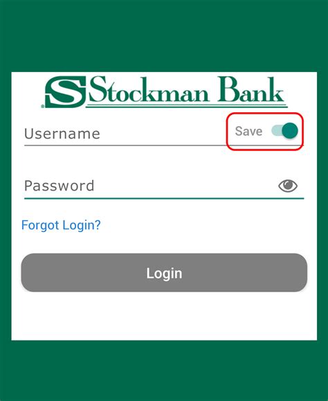 Mobile App Login | Stockman Bank