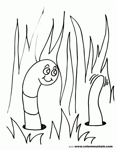 Herman The Worm Coloring Page Coloring Pages
