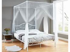 letto baldacchino bianco letto con baldacchino leyna 140x190 cm metallo bianco letto baldacchino bianco letto con baldacchino leyna 140x190 cm metallo bianco