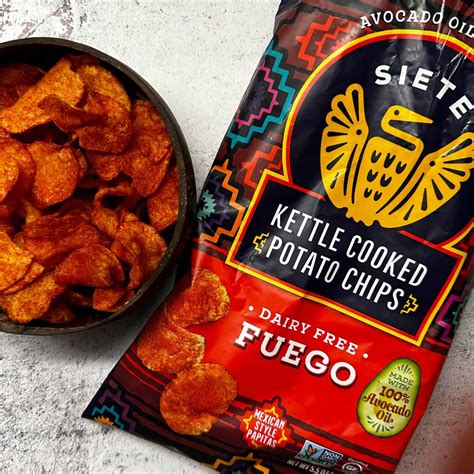 Siete Family Foods Kettle Cooked Potato Chips - FUEGO Reviews | abillion
