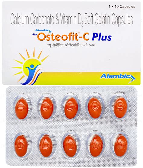 Osteofit C Plus 500 Mg1000iu Capsule 10 - Uses, Side Effects, Dosage ...