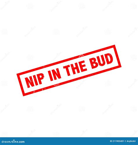 NIP in the BUD stock vector. Illustration of words, blue - 211905481