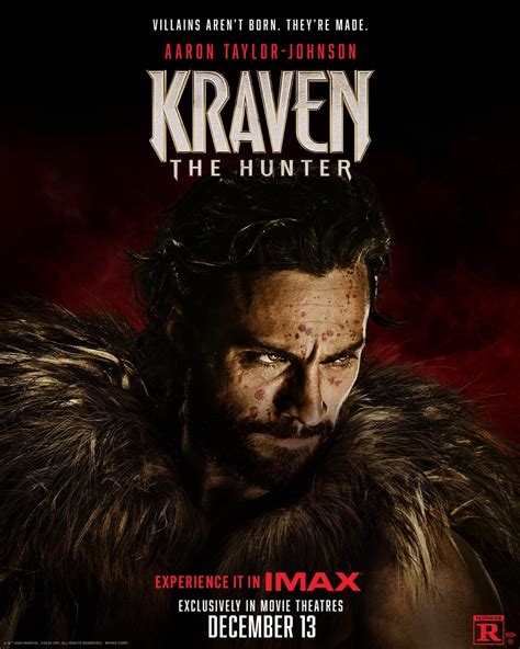 Kraven the Hunter: 6 New Posters And 1 International Poster