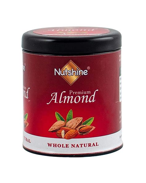 Nutshine Whole Natural California Almonds (Badaam) | Premium Raw ...