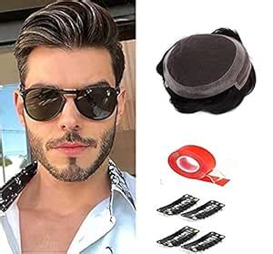 Glorious Hub® Lace Front Men’s Hair Patch | 100% Human Hair Wig with ...