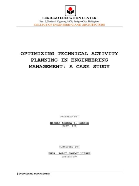 Engineering Management Case Study Examples 的图像结果