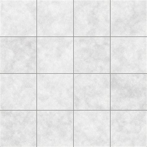White Ceramic Tile Floor