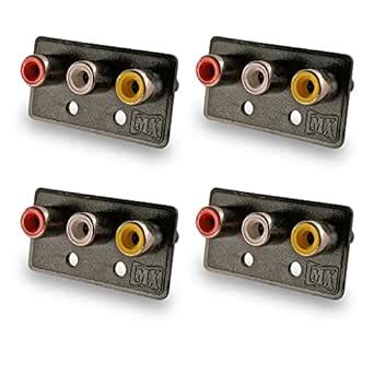 MX RCA FEMALE CONNECTOR IDEAL FOR AUDIO, SUBWOOFER, SPEAKER, HOME ...