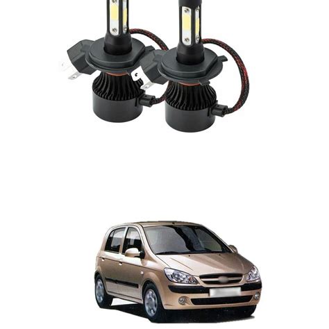 XZRTZ 4-Sides H4 LED Headlight Kit Bulbs Hi/Lo Beam LED Headlight Bulbs ...