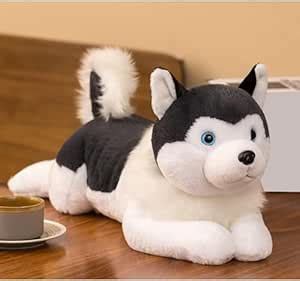 Buy RUN 4 TOYS Husky Dog Hug Soft Stuff Toy for Kids (40 cm), Stomach ...