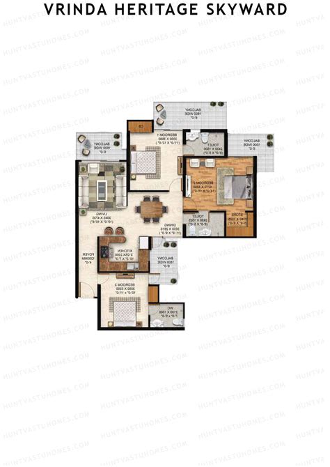 Vrinda Heritage Skyward Greater Noida Sector 1 Greater Noida West Floor ...