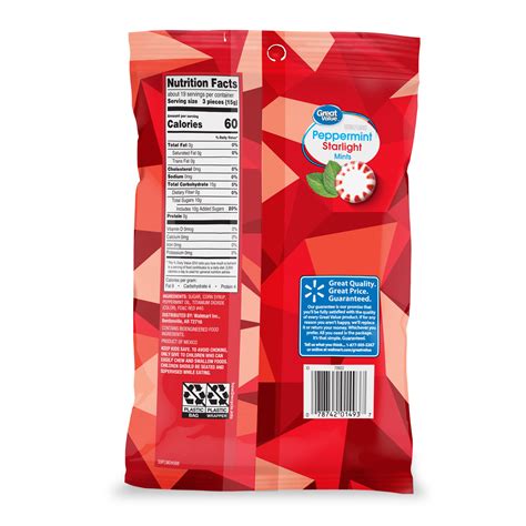 Buy Great Value Peppermint Starlight Mints Hard Candy, 10 oz Online at ...