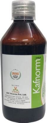 Virgo UAP Pharma Kafnorm Syrup Liquid used in cough and cold problem ...