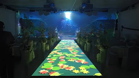 LED Rolvloer Rolling Floor Display & Interactive Game installation