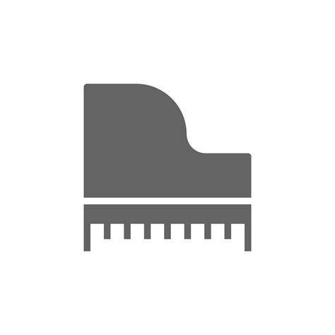 Piano, grand piano vector icon illustration 23201111 Vector Art at Vecteezy
