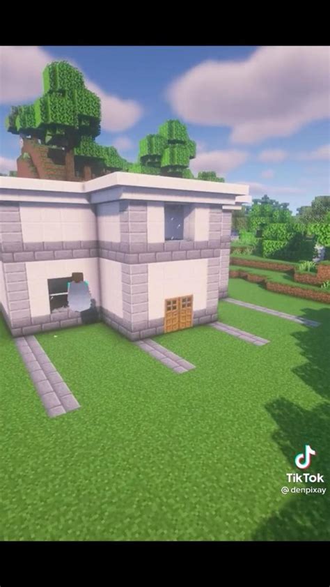 Image result for Minecraft Tutorial House Modern