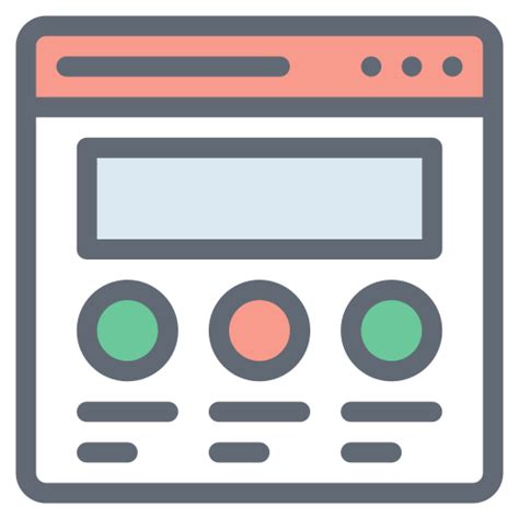 Web page - Free interface icons