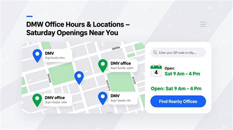 Are DMV Offices Open on Saturdays Near Me?