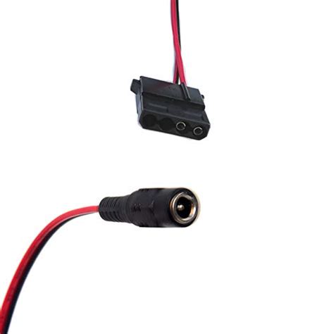 Buy Delinx DC 12V 2A Power Adapter PC Fan Power Supply 3 pin 4pin Molex ...