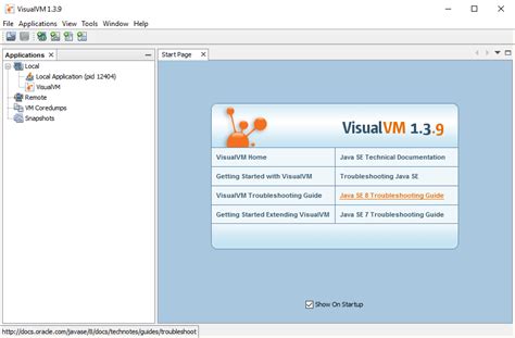 Java VisualVM 的图像结果