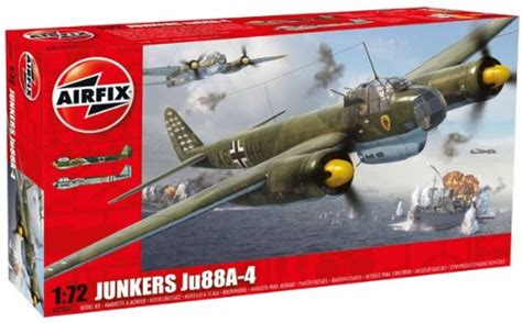 Buy Airfix A03007 Junkers Ju-88 1:72 Scale Aircraft Series 3 Model Kit ...