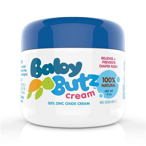 BabyButz Diaper Rash Cream | 100% Natural Zinc Oxide Maximum India | Ubuy