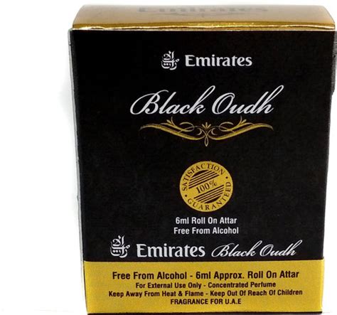 Emirates Black Oudh Floral Attar Price in India - Buy Emirates Black ...