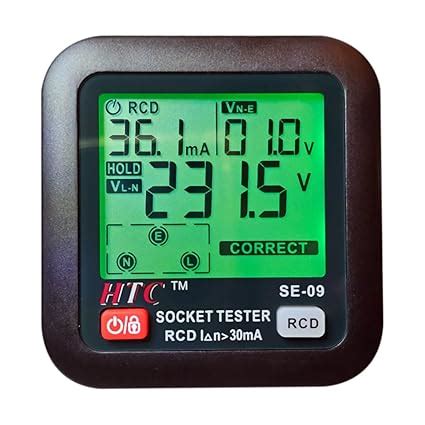 Hazari HTC Instrument Se-09 Socket Tester | Outlet Receptacle Tester ...