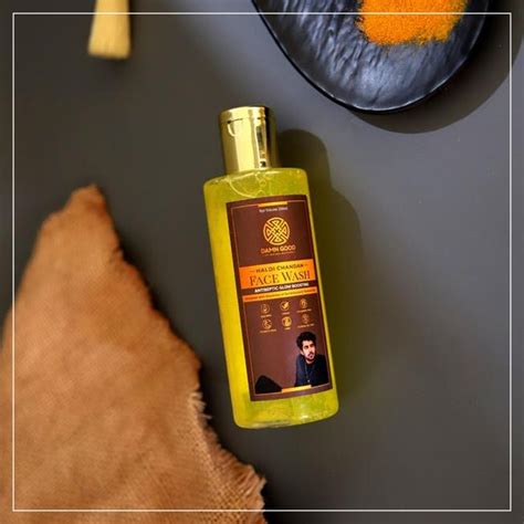 Damngood Haldi Chandan Facewash - Antiseptic Glow Boosting For Skin Br