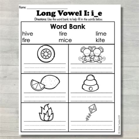 Teaching Long I Words in Kindergarten - 4 Kinder Teachers