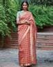 Buy Peach Sarees for Women by Dressfolk Online | Ajio.com