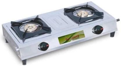 SUN LAXMI Sun Laxmi Stainless steel 2 burner Mini Gas stove Stainless ...