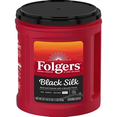 Folgers Gourmet True Black Silk Ground Coffee - 33.7 Ounce AromaSeal ...