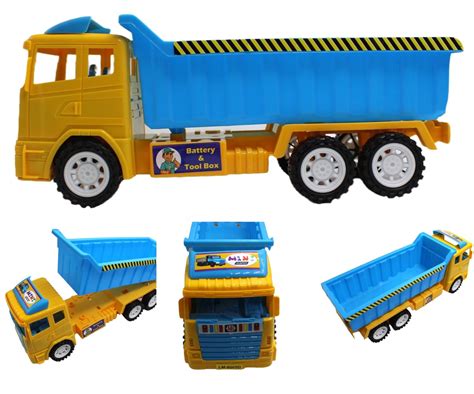 Neoinsta Big Size Friction Powered Plastic Dumper Truck Toy for kids ...