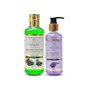 Buy Rushi Khadi Lavender Body Wash 200ML+Rushi Khadi Jojoba with Green ...