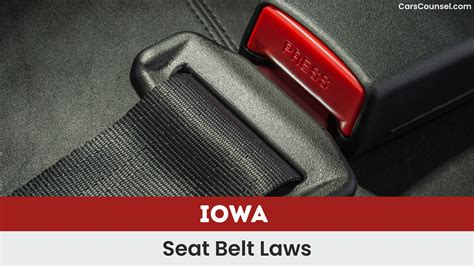 Iowa Seat Belt Laws – 2026 Updated