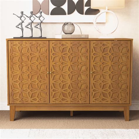 Galano Verbus Origami Amber Walnut Wood 45.9 in. 3 India | Ubuy