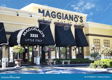 COSTA MESA, CALIFORNIA - 4 APR 2023: Maggianos Little Italy, in South ...