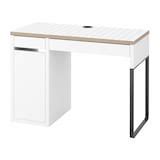MICKE desk, anthracite/red, 105x50 cm (413/8x195/8") - IKEA