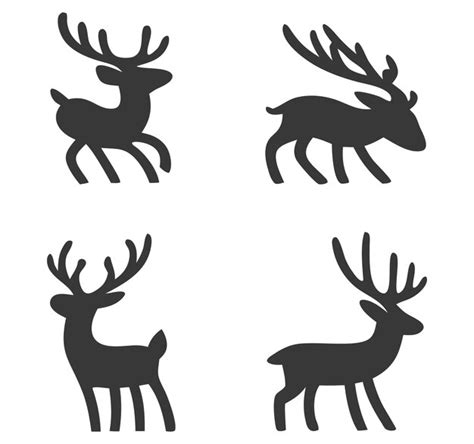 Elegante handgezeichnete Hirsch-Logo-Vorlage für Naturmarken | Premium ...