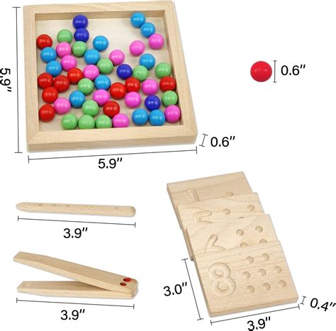 BBtinker Wooden Number Tracing Board Set - Montessori India | Ubuy