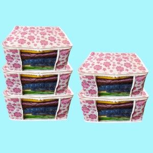 Aavni High Quality (80gsm non woven fabric) Pack Of 5 Pieces Floral ...